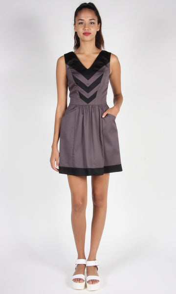 RN1510 - 10 - Parula Dress - Grey/Black