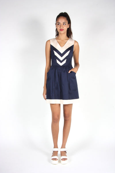 RN1158 - 14 - Parula Dress - Navy