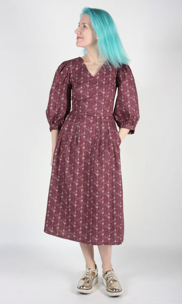 RN1335 - 14 - Paruline Dress - Amaranth