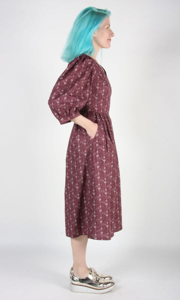RN1335 - 14 - Paruline Dress - Amaranth