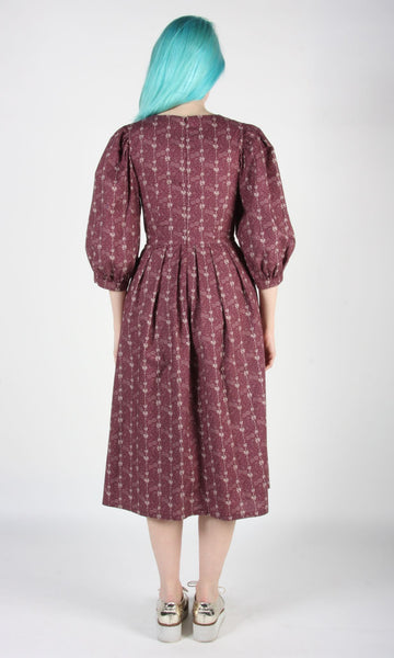 RN1335 - 14 - Paruline Dress - Amaranth