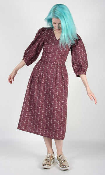 RN1335 - 14 - Paruline Dress - Amaranth