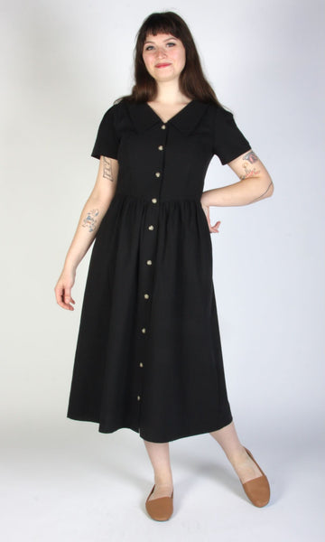 Peacock Dress - Black
