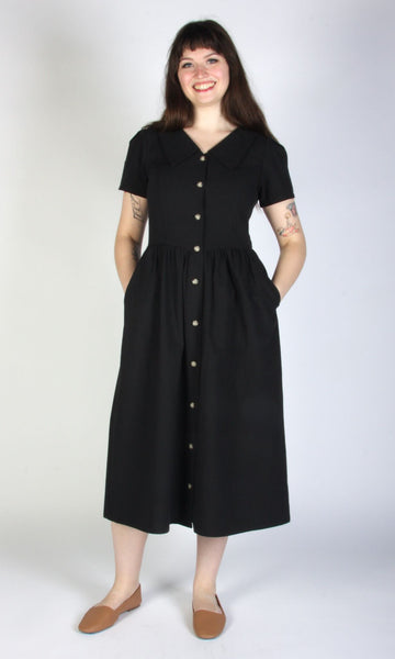 Peacock Dress - Black