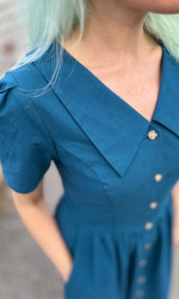 Peacock Dress - Night Tide