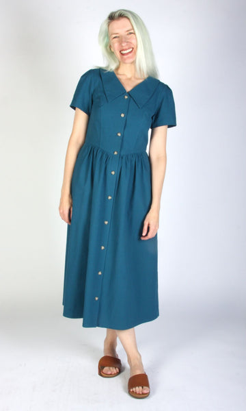 Peacock Dress - Night Tide