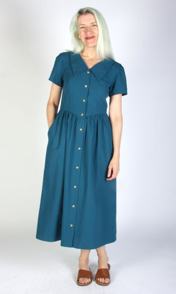Peacock Dress - Night Tide