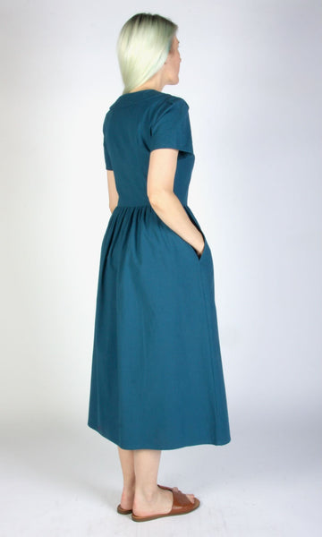 Peacock Dress - Night Tide