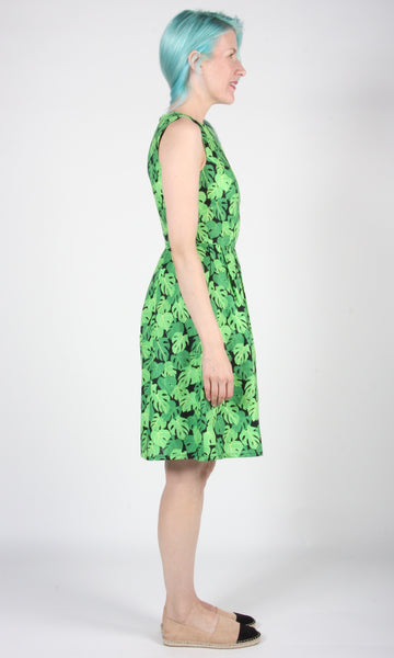 RN1439 - 12 - Peafowl Dress - Philodendron