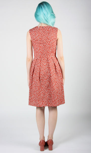 RN989- 2 - Peafowl Dress - Shrooms