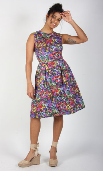 RN1358 - 14 - Peafowl Dress - Flowerburst