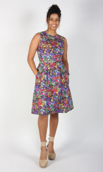 RN1358 - 14 - Peafowl Dress - Flowerburst