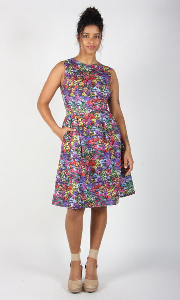 RN1358 - 14 - Peafowl Dress - Flowerburst