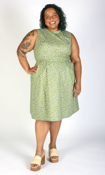 Peafowl Dress - Greenies
