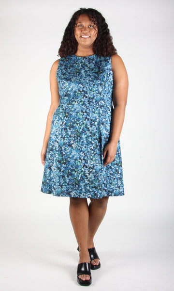 RN1497 - 6 - Peafowl Dress - Night Rain