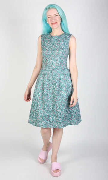 RN1646 - 4 - Peafowl Dress - Strawberry Blossom