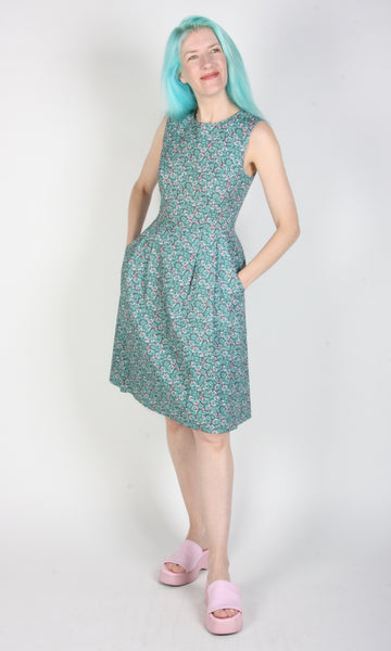 RN1646 - 4 - Peafowl Dress - Strawberry Blossom