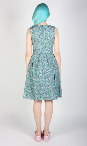 RN1646 - 4 - Peafowl Dress - Strawberry Blossom