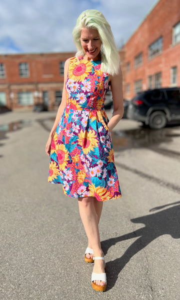 Peafowl Dress - Sunflower Kingdom