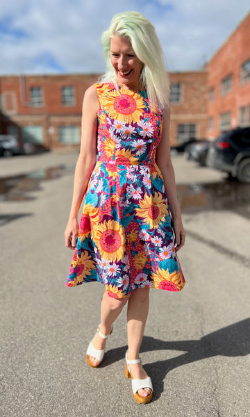 Peafowl Dress - Sunflower Kingdom
