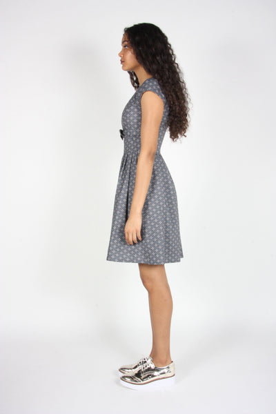 RN1691 - 16 - Peppershrike Dress - Grey