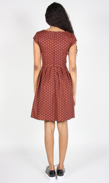 RN1681 - 16 - Peppershrike Dress - Brick