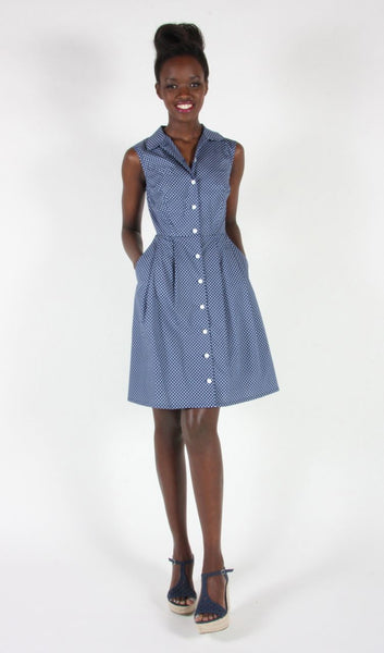 RN1614 - 10 - Poule Dress - Navy