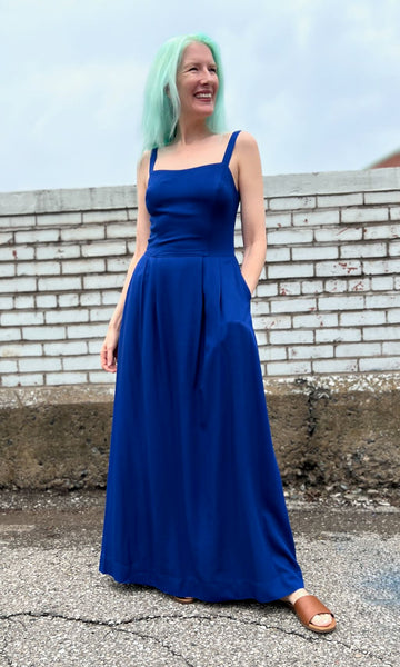 Quailbird Dress - Cobalt