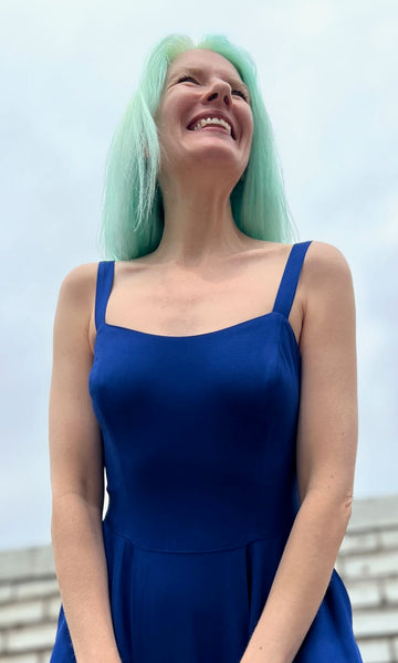 Quailbird Dress - Cobalt