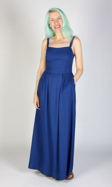Quailbird Dress - Cobalt