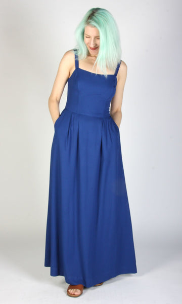 Quailbird Dress - Cobalt