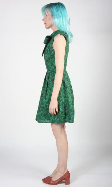 RN1438 - 12 - Redpoll Dress - Evergreen