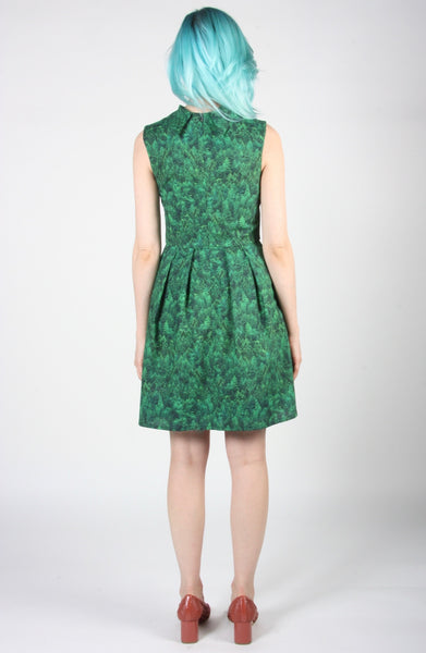 RN1438 - 12 - Redpoll Dress - Evergreen