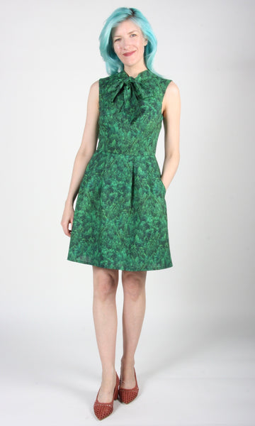 RN1438 - 12 - Redpoll Dress - Evergreen