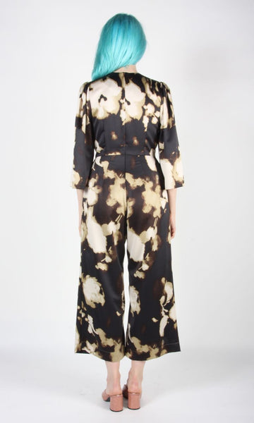 RN1327 - 12 - Sarcelle Jumpsuit - Ink Clouds