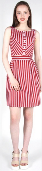 RN498 - 10 - Iora Skirt - Red Stripe