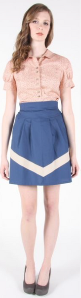 RN603 - 6 - Tiecel Skirt - Blue