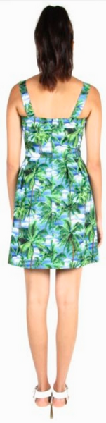 RN662 - 16 - Sylph Dress - Palm Trees