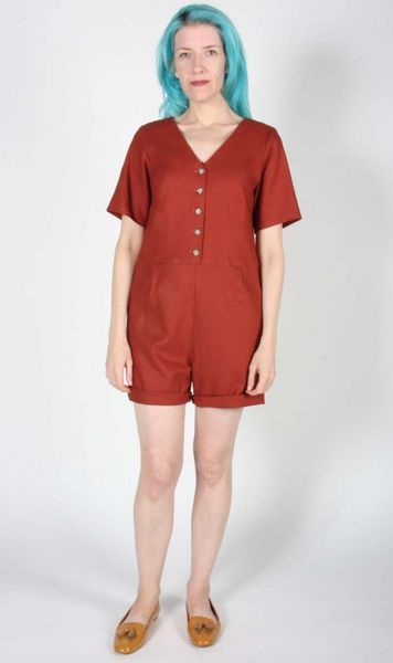 SS318 - 4 - Woodhaunter Romper - Rust