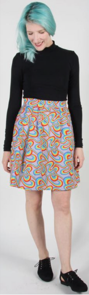 RN748 - 12 - Akialoa Skirt - Rainbow Tangle