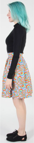 RN748 - 12 - Akialoa Skirt - Rainbow Tangle