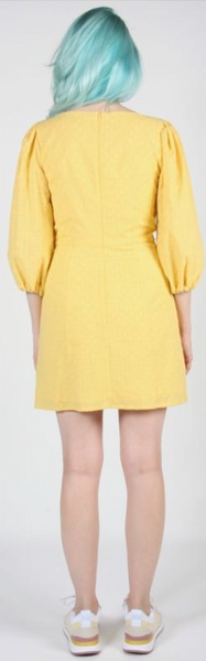 RN909 - 8 - Hummingbird Dress - Yellow