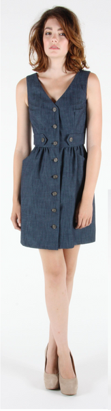 RN1091 - 10 - Wagtail Dress - Denim