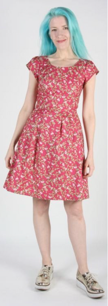 RN1598 - 16 - Turnstone Dress - Rosy Creeper