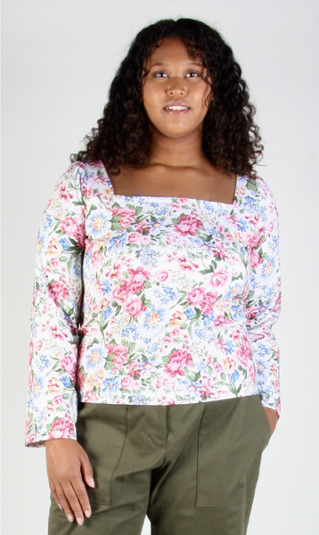 RN1427 - S - Whiptail Top - Blue Veronica