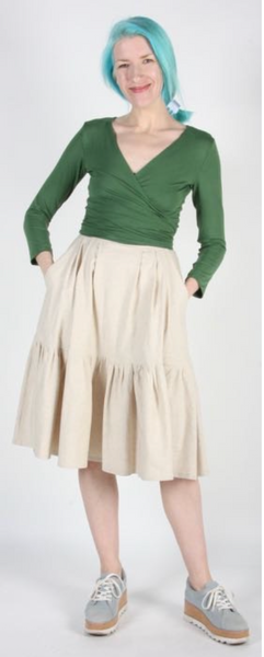 RN1503 - 4 - Petronia Skirt - Sand