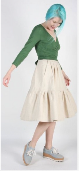 RN1503 - 4 - Petronia Skirt - Sand