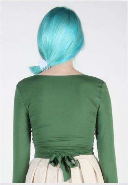 RN1425 - S - Crescentchest Top - Green