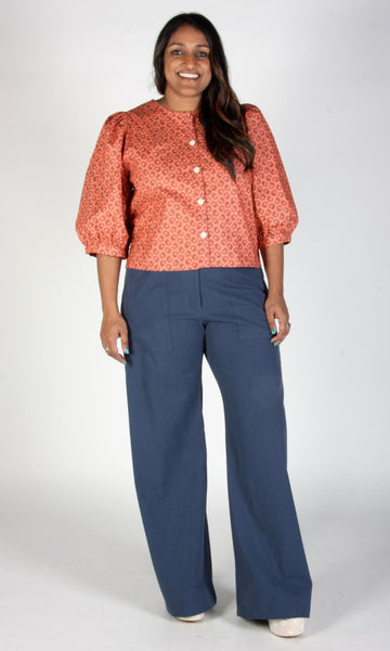 Serin Blouse - Berry Sheaf