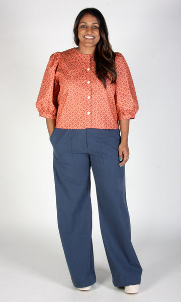 Serin Blouse - Berry Sheaf